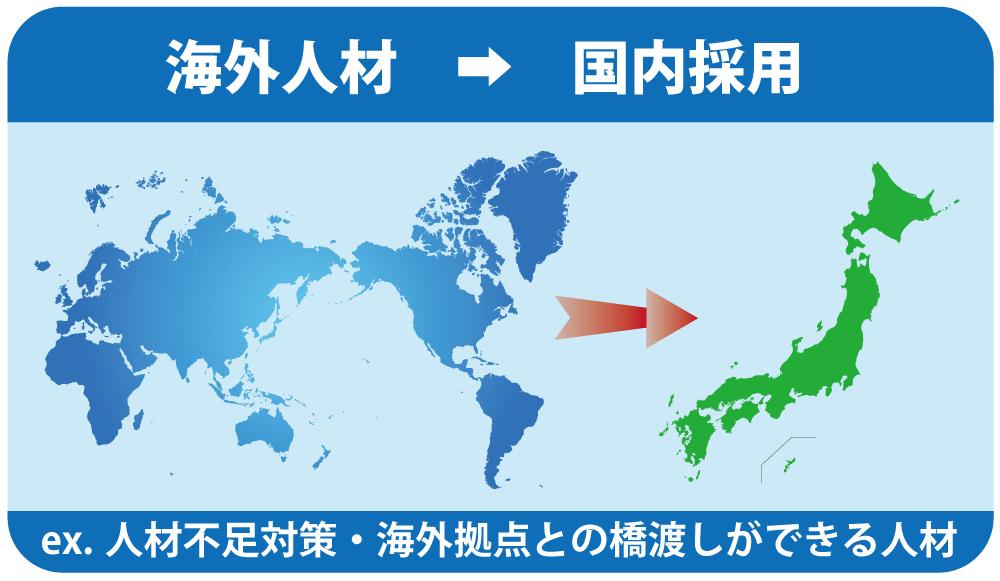 海外人材を国内採用